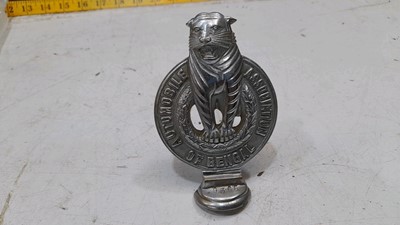 Lot 186 - VERY RARE AUTOMOBILE ASSOCIATION OF BENGAL BADGE