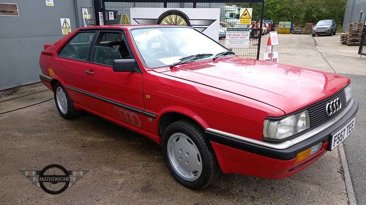 Lot 55 - 1988 AUDI COUPE GT