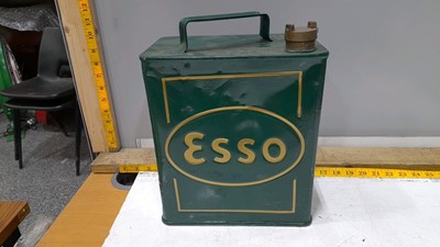 Lot 120 - GREEN ESSO PETROL CAN