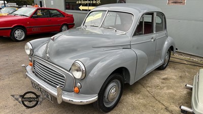 Lot 140 - 1956 MORRIS MINOR