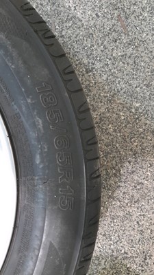 Lot 388 - MGB  SET OF 4 MINATOR 15" 5.5J ET20 WHEELS AND TYRES