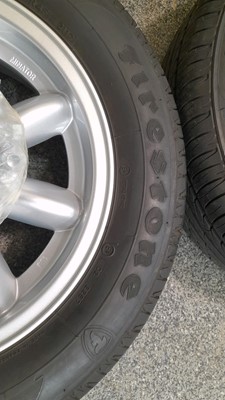 Lot 388 - MGB  SET OF 4 MINATOR 15" 5.5J ET20 WHEELS AND TYRES