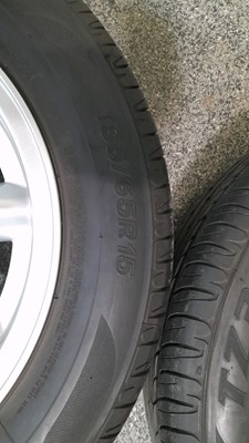 Lot 388 - MGB  SET OF 4 MINATOR 15" 5.5J ET20 WHEELS AND TYRES