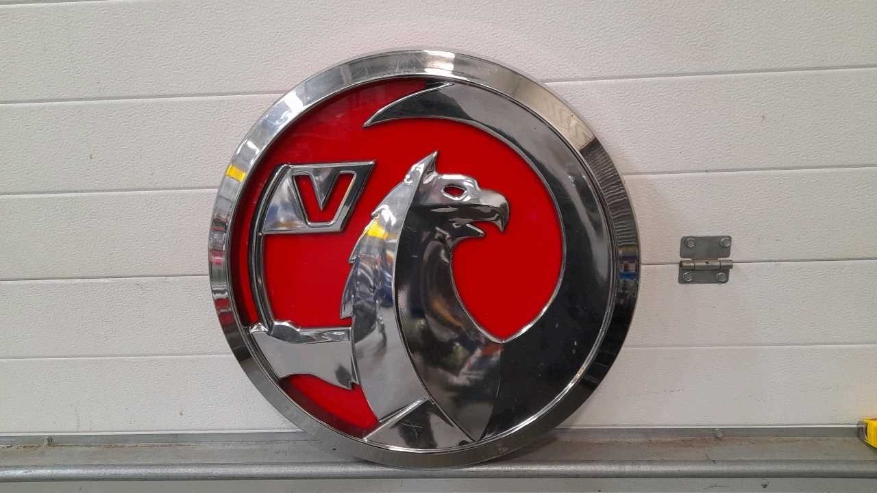 Lot 254 - VAUXHALL PLASTIC SIGN 21" DIA