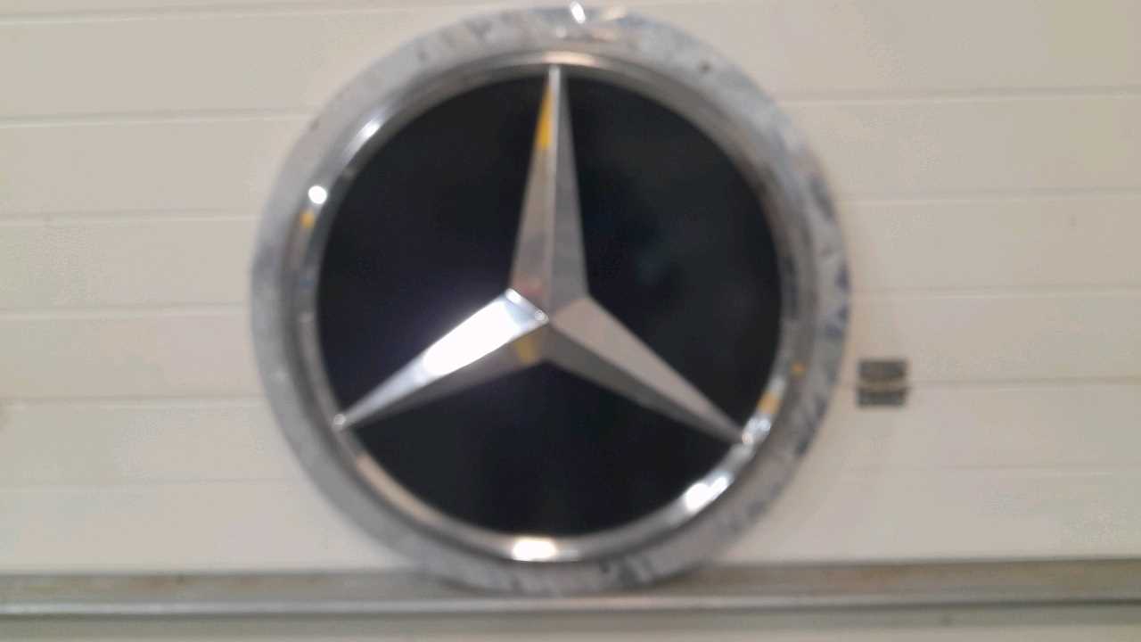 Lot 255 - MERCEDES PLASTIC SIGN 30" DIA