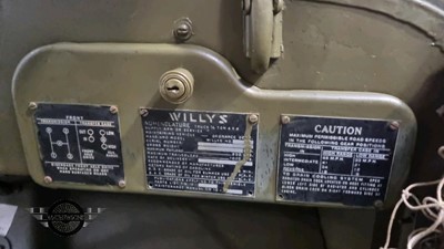 Lot 12 - 1942 WILLYS WWII JEEP