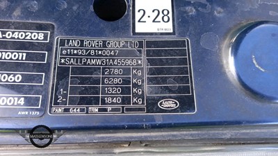 Lot 178 - 2001 LAND ROVER RANGE ROVER COUNTY AUTO