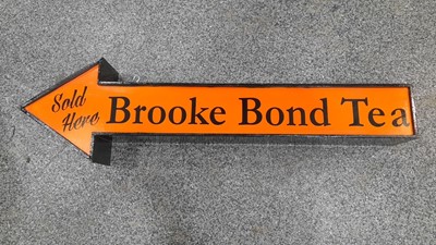 Lot 69 - BROOKE BOND TEA ARROW SIGN