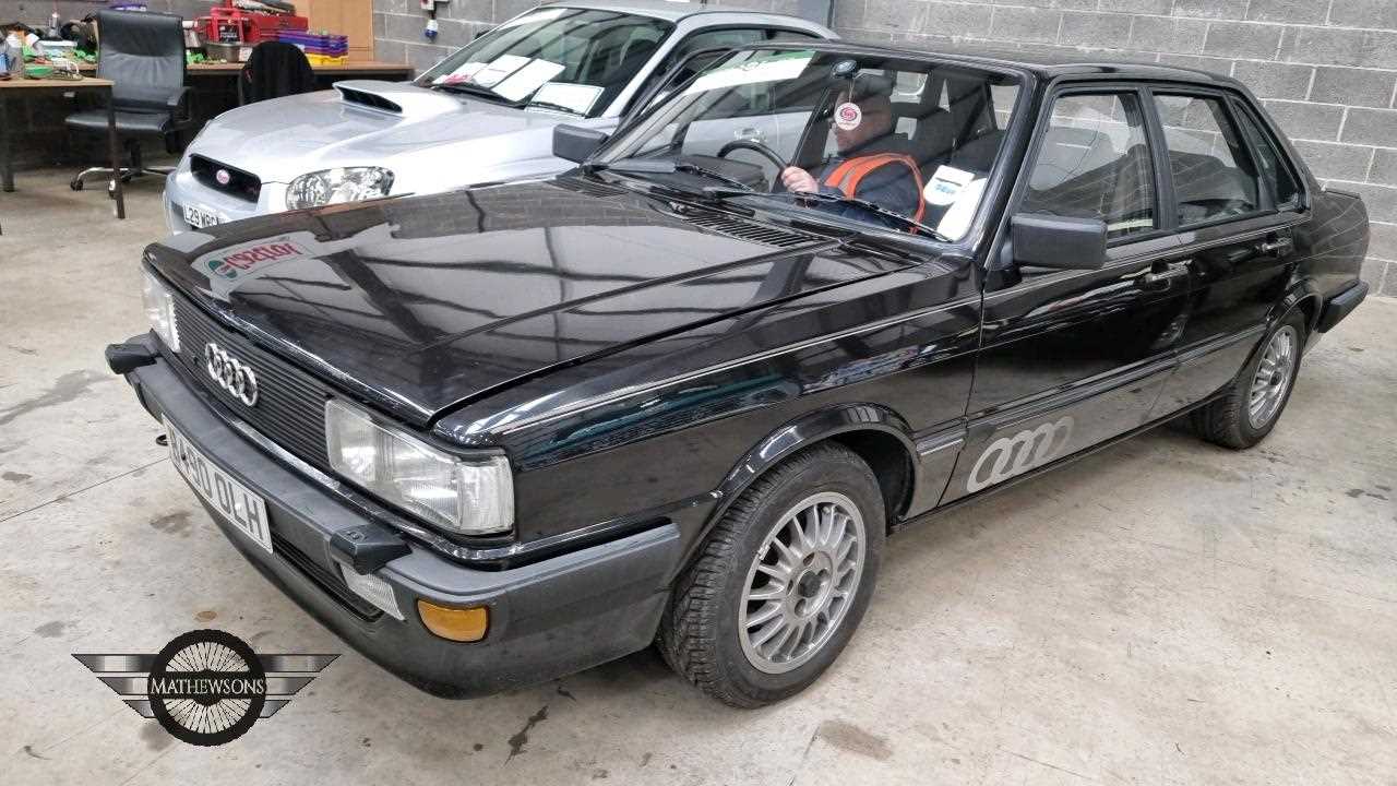 Lot 76 - 1985 AUDI 80 QUATTRO
