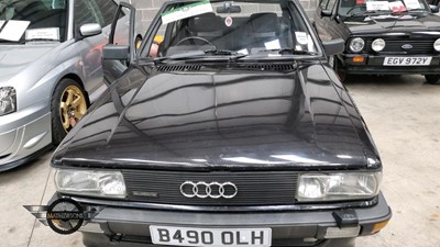 Lot 76 - 1985 AUDI 80 QUATTRO