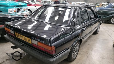 Lot 76 - 1985 AUDI 80 QUATTRO