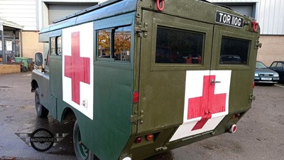 Lot 48 - 1969 LAND ROVER MARK 2A MILITARY AMBULANCE