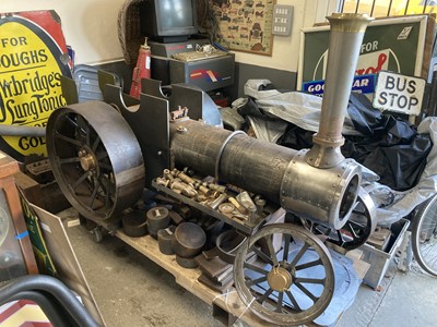 Lot 296 - 4' SCALE BURRELL SHOWMAN’S STEAM ENGINE