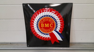 Lot 322 - BMC ENAMEL SIGN 16" X 16"  ( REPRO )