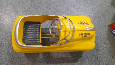 Lot 76 - CHILDS PEDAL CAR  ( YELLOW TAXI )