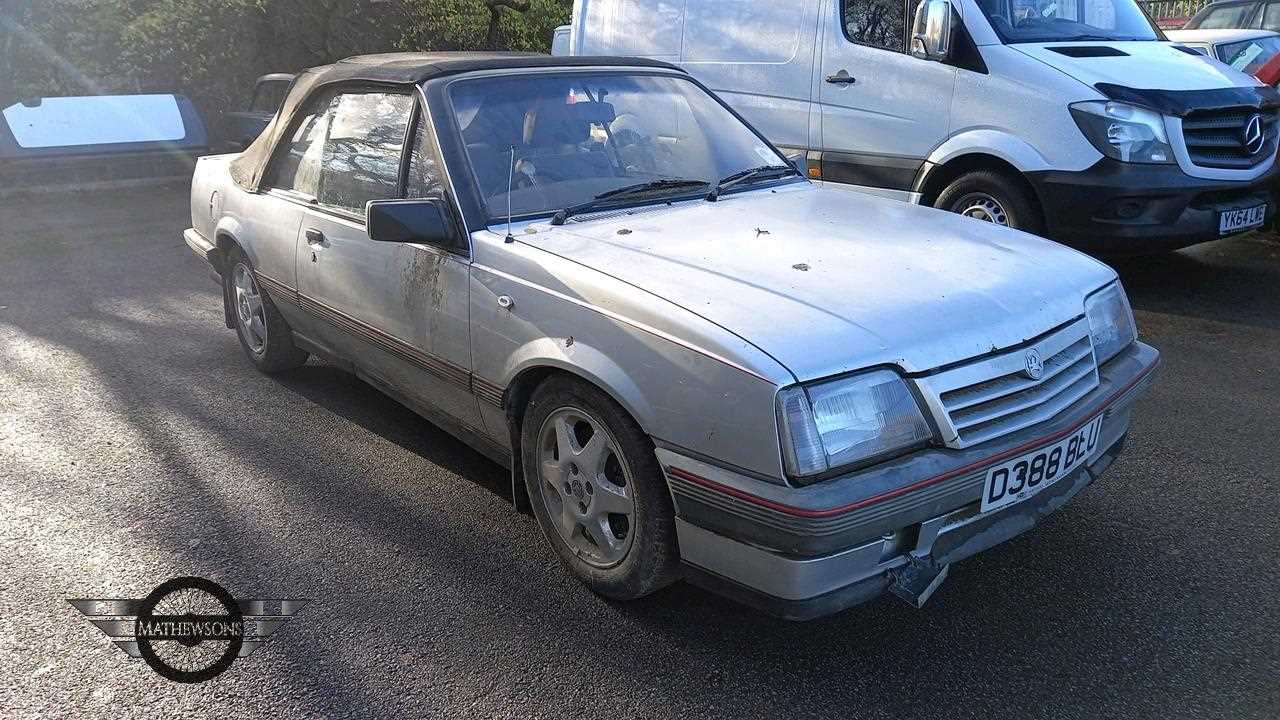 Lot 68 - 1987 VAUXHALL CAVALIER 1.8 CABRIO