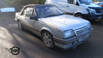 Lot 68 - 1987 VAUXHALL CAVALIER 1.8 CABRIO