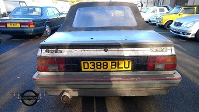 Lot 68 - 1987 VAUXHALL CAVALIER 1.8 CABRIO