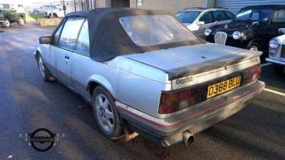 Lot 68 - 1987 VAUXHALL CAVALIER 1.8 CABRIO