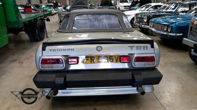 Lot 8 - 1980 TRIUMPH TR8 CONVERTIBLE