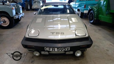 Lot 8 - 1980 TRIUMPH TR8 CONVERTIBLE