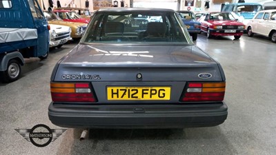 Lot 212 - 1990 FORD ORION GL 5SPD