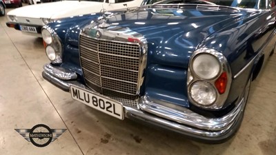 Lot 192 - 1972 MERCEDES 280 SE