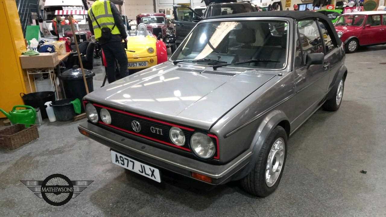 Lot 64 - 1984 VOLKSWAGEN GOLF CABRIO GTI