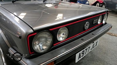 Lot 64 - 1984 VOLKSWAGEN GOLF CABRIO GTI