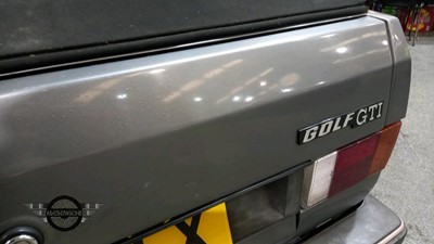 Lot 64 - 1984 VOLKSWAGEN GOLF CABRIO GTI