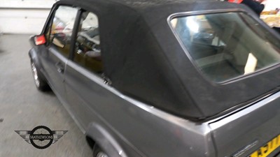Lot 64 - 1984 VOLKSWAGEN GOLF CABRIO GTI