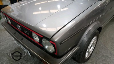 Lot 64 - 1984 VOLKSWAGEN GOLF CABRIO GTI