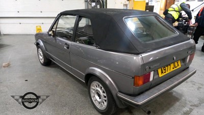 Lot 64 - 1984 VOLKSWAGEN GOLF CABRIO GTI