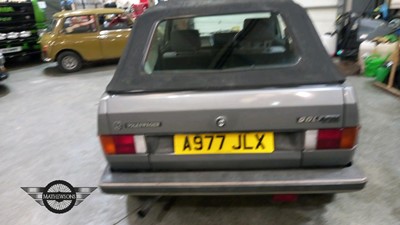 Lot 64 - 1984 VOLKSWAGEN GOLF CABRIO GTI