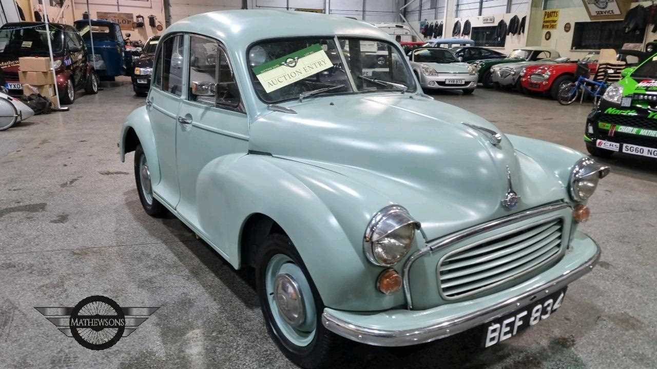 Lot 14 - 1954 MORRIS MINOR