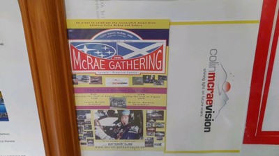 Lot 2 - COLIN MCRAE GATHERING MEMORABILIA FROM 2008