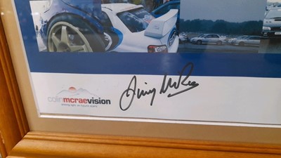 Lot 2 - COLIN MCRAE GATHERING MEMORABILIA FROM 2008