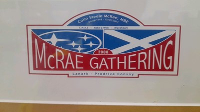 Lot 2 - COLIN MCRAE GATHERING MEMORABILIA FROM 2008