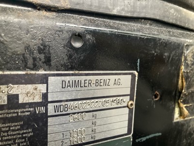 Lot 32 - 1987 MERCEDES 280 GE A2