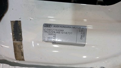 Lot 116 - 2011 AUDI TT TFSI