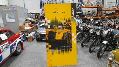 Lot 365 - AN ORIGINAL PIECE OF DISPLAY FROM JORDAN GRAND PRIX , FROM 1998/1999 1M X 2M