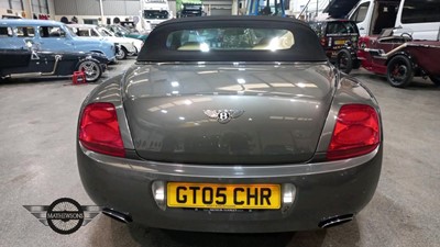 Lot 153 - 2008 BENTLEY CONTINENTAL GTC AUTO