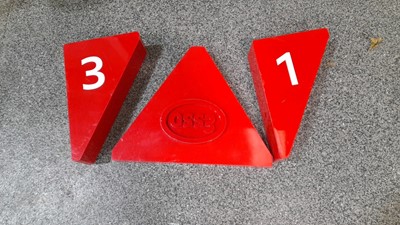 Lot 198 - 3X ESSO STANCHION SIGNS