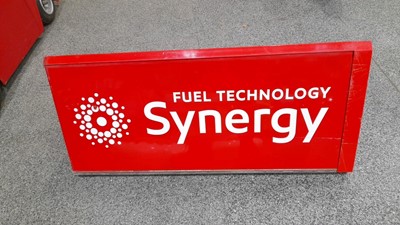 Lot 226 - ESSO  TRIANGULAR STANCHION ADVERTISING BLADE 385MM X 1000MM X 480