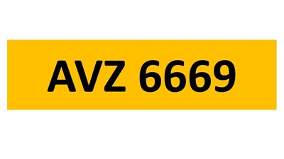 Lot 8-13 - REGISTRATION ON RETENTION - AVZ 6669