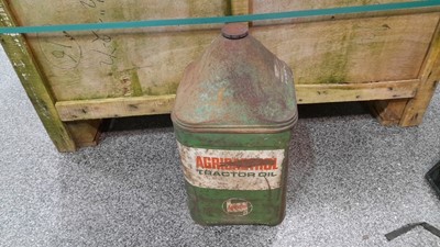 Lot 221 - AGRICASTROL TRACTOR OIL CONICAL DRUM