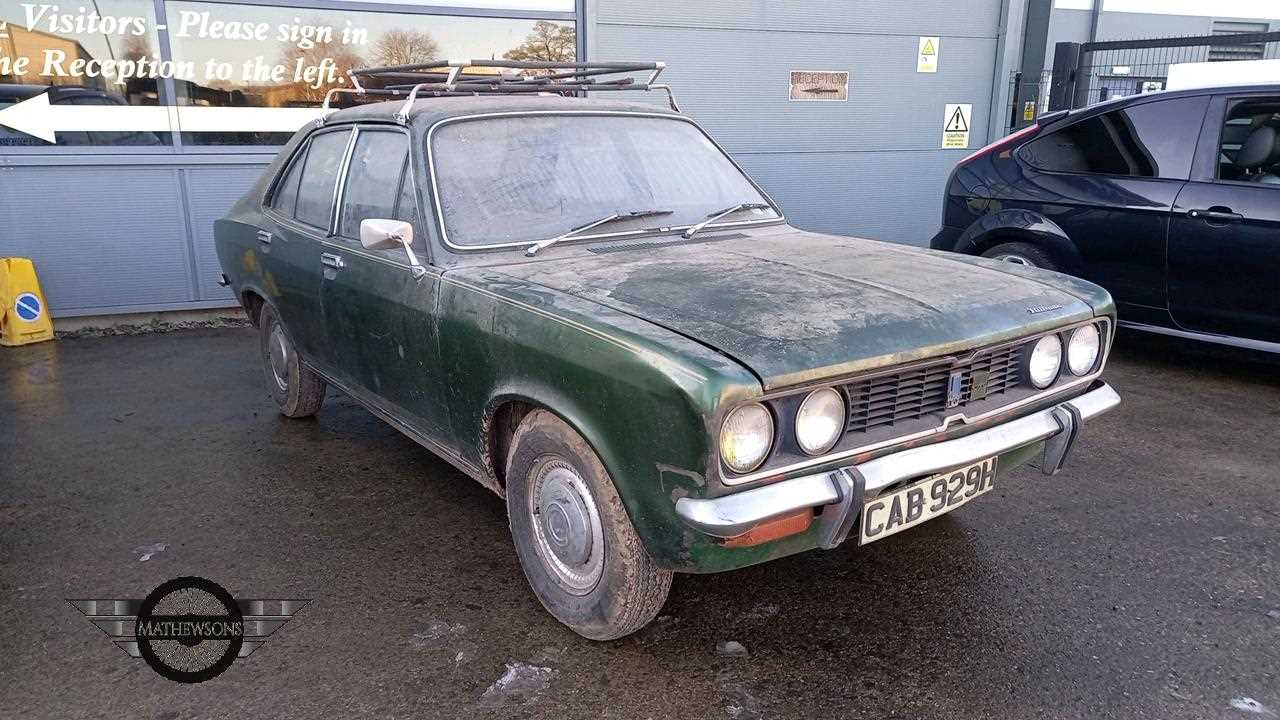 Lot 1 - 1970 HILLMAN AVENGER