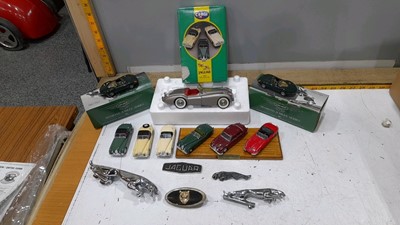 Lot 206 - SELECTION OF JAGUAR MODELS & MASCOTS