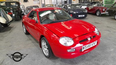 Lot 9 - 2000 MG MGF 1.8I VVC