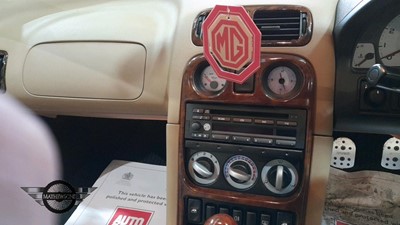 Lot 9 - 2000 MG MGF 1.8I VVC